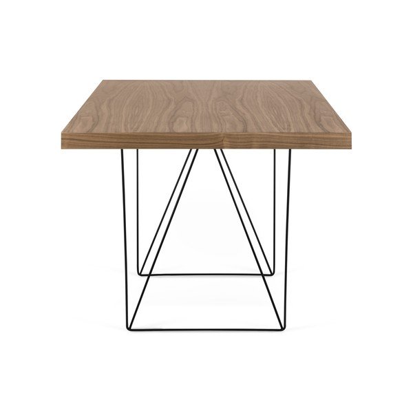 Smeđi stol s crnim nogama TemaHome Multi, 180 x 77 cm-image-1