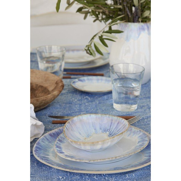 Bijela/plava zdjelica od kamenine 200 ml Brisa – Costa Nova-image-1