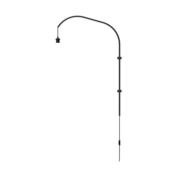 Crni metalni stalak svjetiljke 123 cm Willow – UMAGE