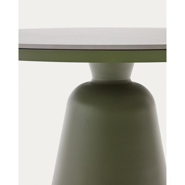 Okrugao vrtni stol s keramičkom daskom ø 120 cm Tudons – Kave Home-image-4