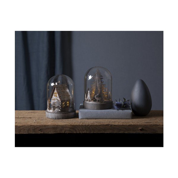 Smeđi božićni svjetlosni ukras ø 12,5 cm Kupol – Star Trading-image-2