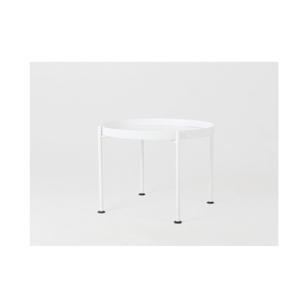 Bijeli pomoćni stolić Custom Form Hanna, ⌀ 60 cm-image-1