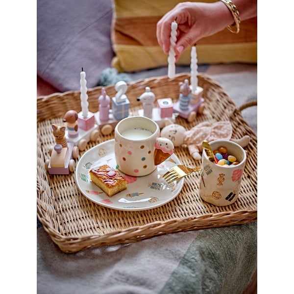 Bež keramička dječja šalica 255 ml Creamy – Bloomingville Mini-image-3