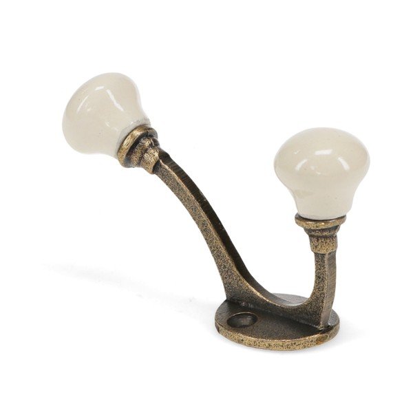 Krem metalna zidna vješalica 3 cm – Rex London-image-3