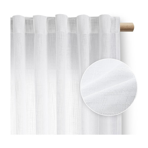 Bijela zavjesa 140x270 cm Valeta – Restilo