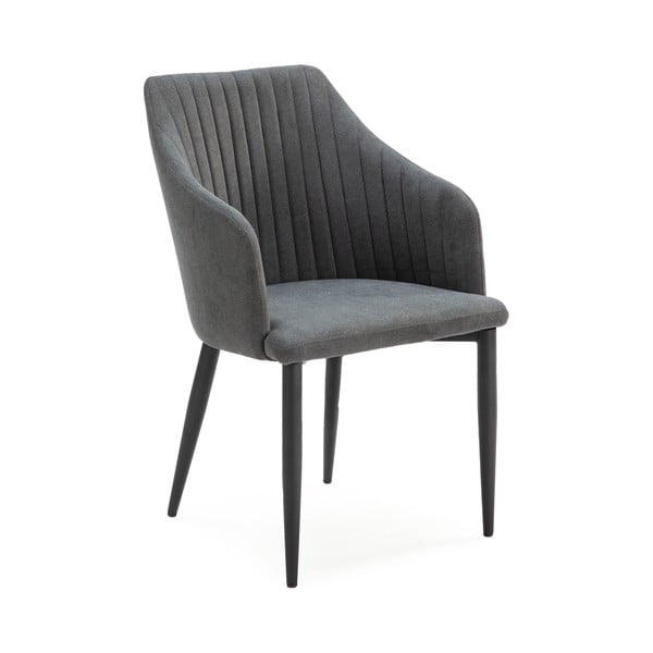 Tamno sive podstavljene blagovaonske stolice u setu 2 kom Nadi – Marckeric
