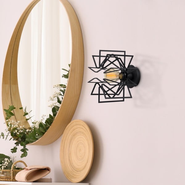 Crna zidna lampa Nemrut – Opviq lights-image-2