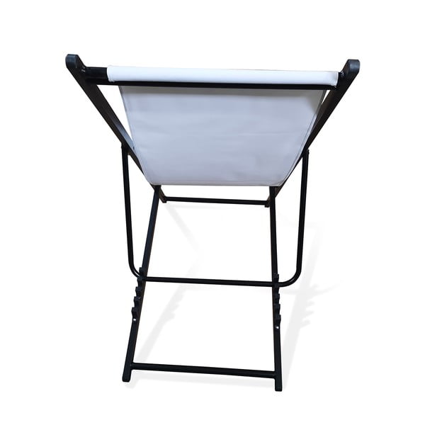 Bijela sklopiva vrtna ležaljka Debut Deck, 106 cm-image-3