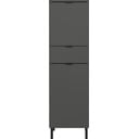Antracitno sivi visok kupaonski ormarić 34x120 cm Arcena – Germania