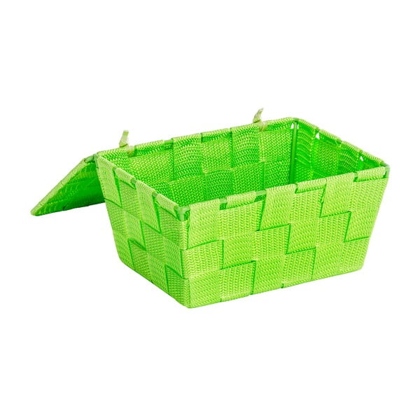 Zelena košara s poklopcem Wenko Adria-image-2
