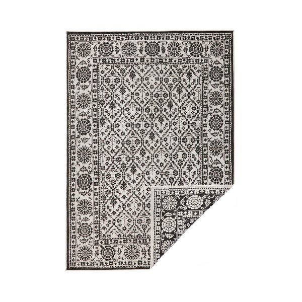 Dvostrani tepih s crno-bijelim uzorkom Bougari Curacao, 120 x 170 cm-image-1