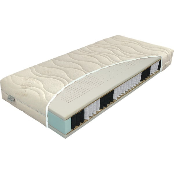 Tvrdi dvostrani opružni madrac 180x200 cm Natura Hydrolatex – Materasso-image-2