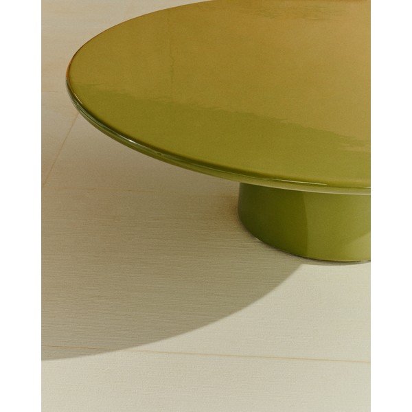 Okrugao vrtni stolić za kavu betonski ø 110 cm Albanella – Kave Home-image-3