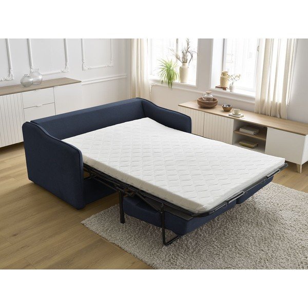 Tamno plava sofa za spavanje/sklopiva 178 cm Lenny – Bobochic Paris-image-1
