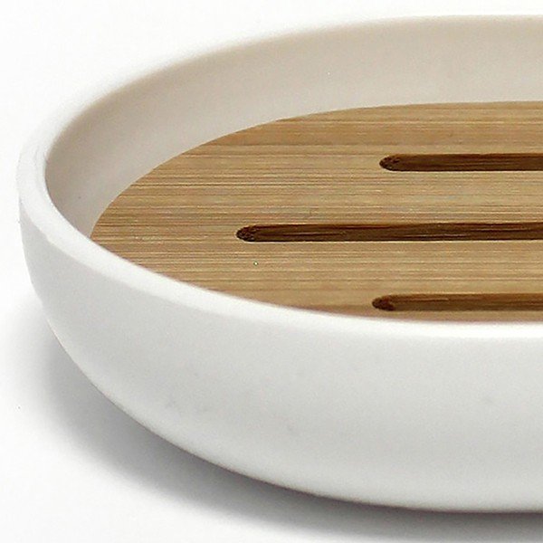 Bijela plastična posuda za sapun Smart – douceur d'intérieur-image-2