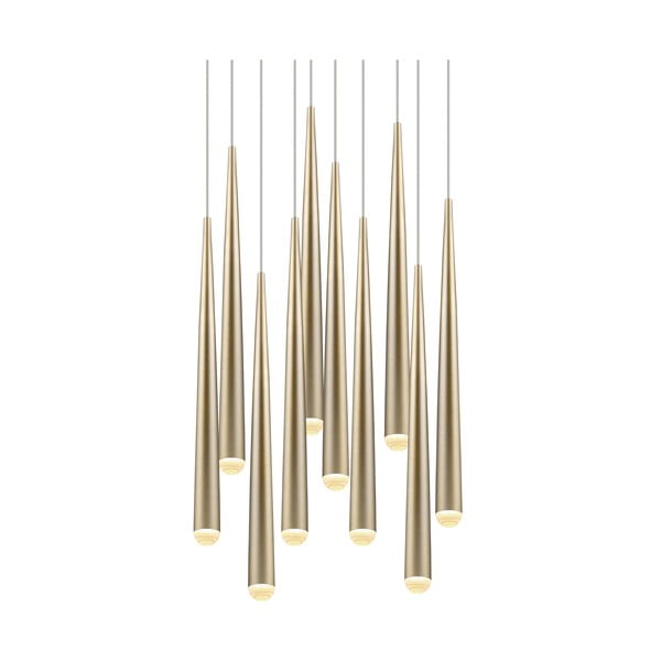 LED viseća svjetiljka u zlatnoj boji ø 30 cm Cala – Trio Select-image-4