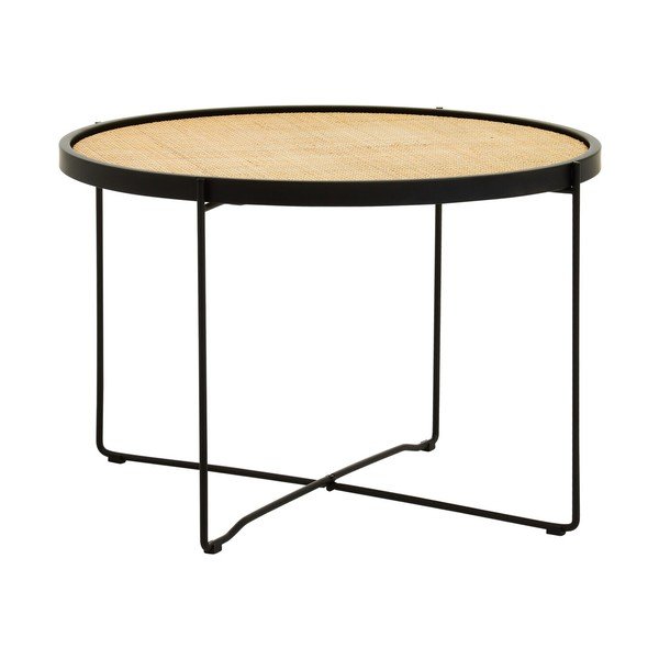 Okrugao stolić za kavu od ratana u prirodnoj boji ø 60 cm Depok – Premier Housewares