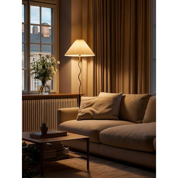 Crna/u zlatnoj boji stojeća svjetiljka (visina 172 cm) Closy – Mauro Ferretti-image-1