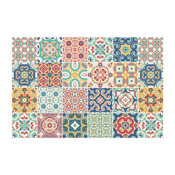 Set od 24 samoljepljivih naljepnica za namještaj Ambiance Georgina, 10 x 10 cm-image-2