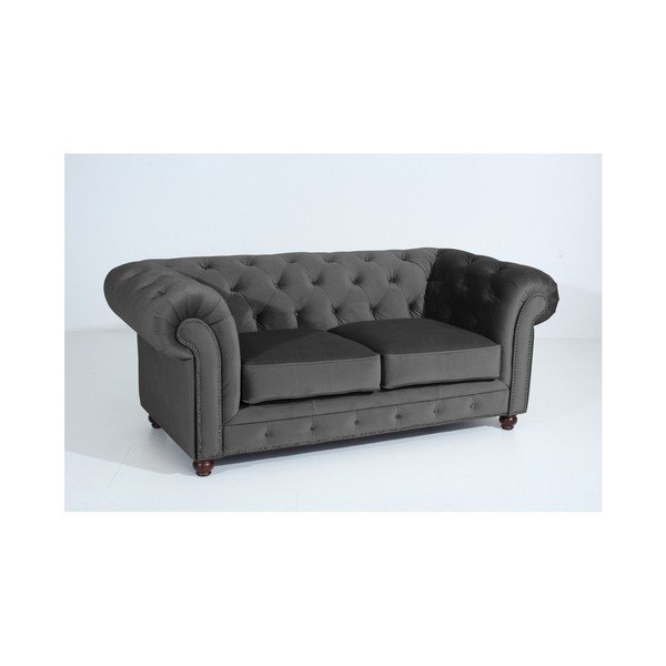 Antracit siva sofa Max Winzer Orleans Velvet, 196 cm-image-2