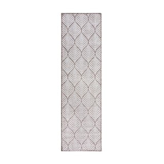 Unutarnji i vanjski tepih boje slonovače 66x230 cm Elm Leaf – Flair Rugs