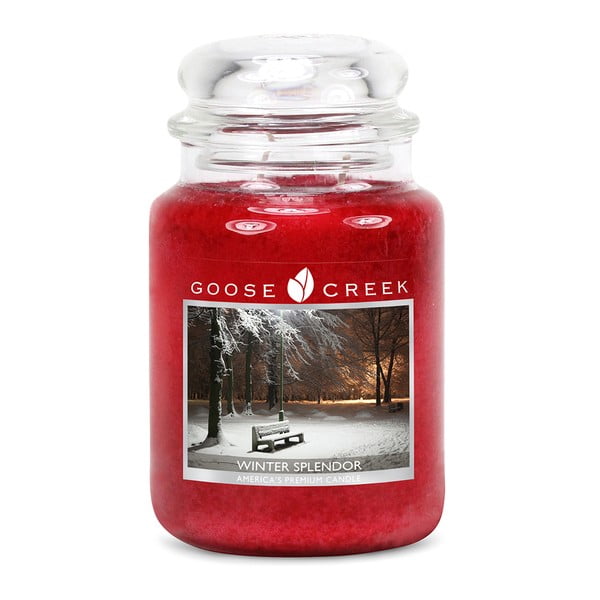 Mirisna svijeća u staklenoj posudi Goose Creek Beauty of Winter, 150 sati gorenja