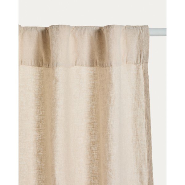 Bež pamučna zavjesa 140x270 cm Nolira – Kave Home-image-2
