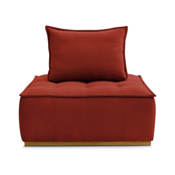 Ciglasta fotelja od šenila Elisa – Bobochic Paris-image-3