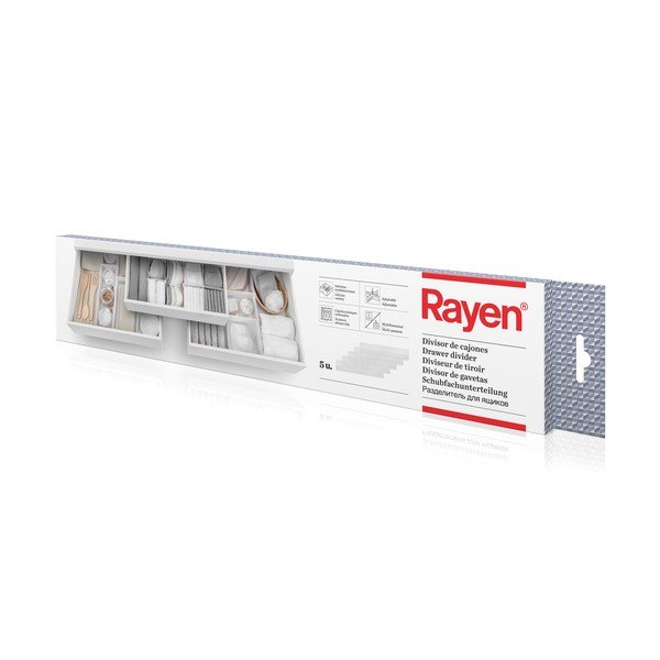 Plastične pregrade za ladicu u setu 5 kom – Rayen-image-2