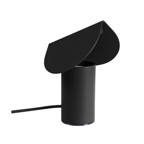 Crna LED stolna lampa aluminijska (visina 15 cm) BISCUIT – Thoro
