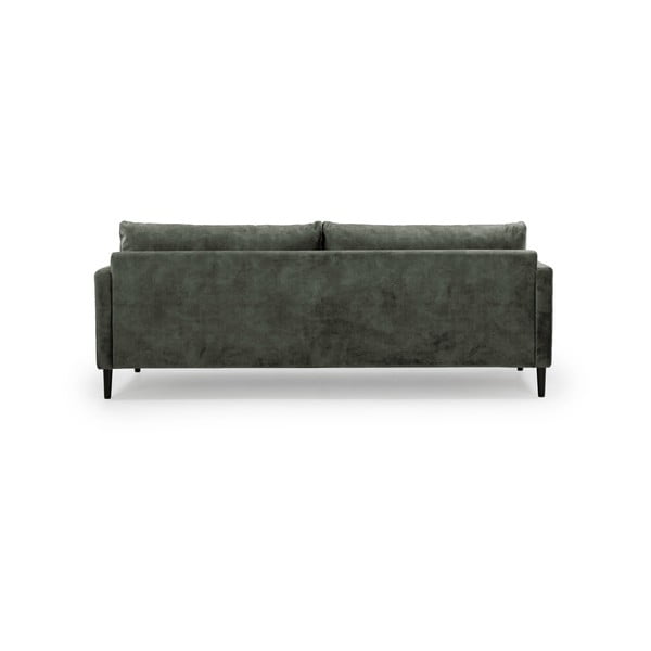 Zeleno-siva sofa s baršunastom površinom Scandic Adagio, širine 220 cm-image-3