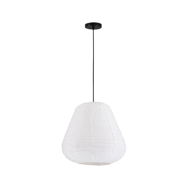 Bijela lanena viseća svjetiljka ø 50 cm Linnet – Nova Luce