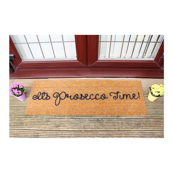 Otirač od prirodnog kokosovo vlakna Artsy Doormats Prosecco Time, 120 x 40 cm-image-1
