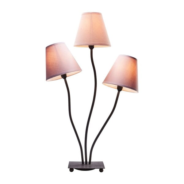 Ljubičasta stolna lampa s 3 kraka Kare Design Flexible