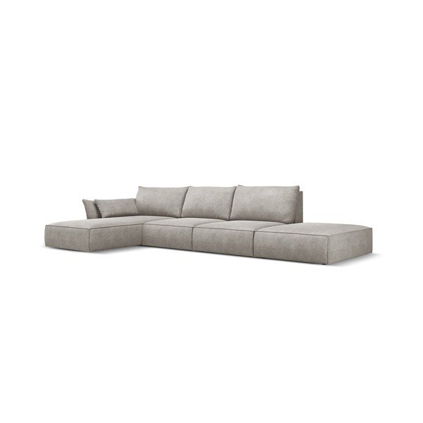 Svijetlo siva kutna garnitura (lijevi kut) Vanda - Mazzini Sofas-image-2