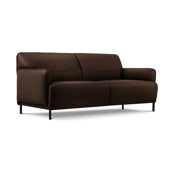 Smeđa kožna garnitura Windsor & Co Sofas Neso, 175 x 90 cm-image-2