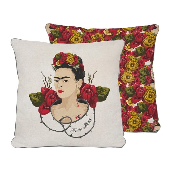 Dvostrana jastučnica Madre Selva Frida Roses, 45 x 45 cm