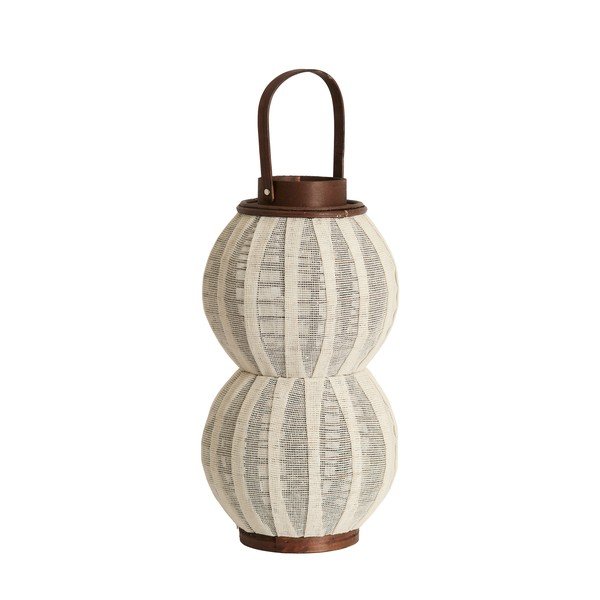 Drvena/tekstilna lanterna (visina 48 cm) Arbore – Light & Living
