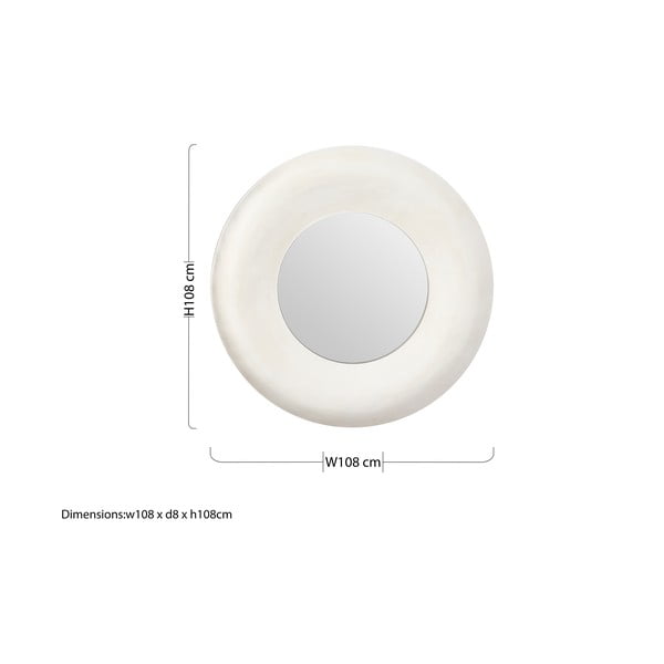 Zidno ogledalo ø 108 cm Champagne – Premier Housewares-image-2