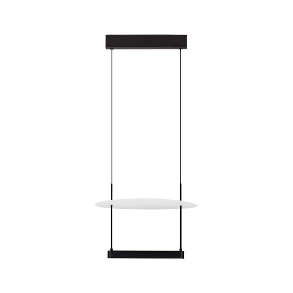 Bijela/mat crna LED viseća svjetiljka aluminijska s mogućnosti zatamnjivanja ø 40 cm Diona – Nova Luce