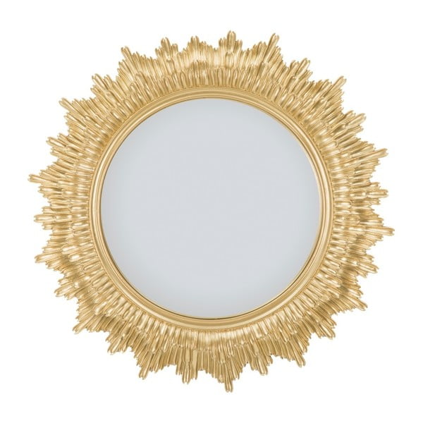 Zidno ogledalo u željeznom okviru Mauro Ferretti Glam Star, ⌀ 45 cm
