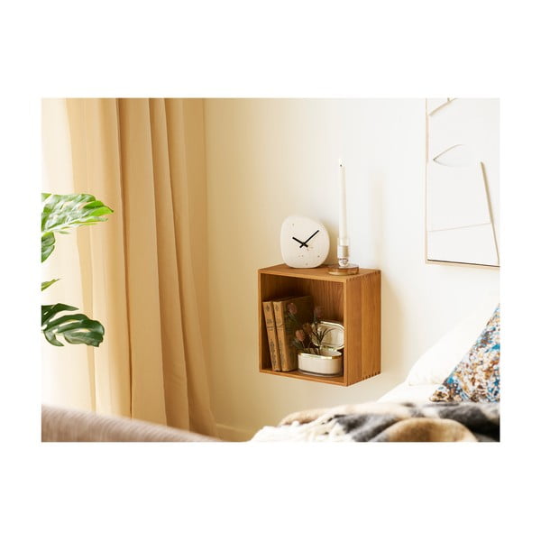 Polica s više razina od punog hrasta u prirodnoj boji 18 cm Townsville – House Nordic-image-3