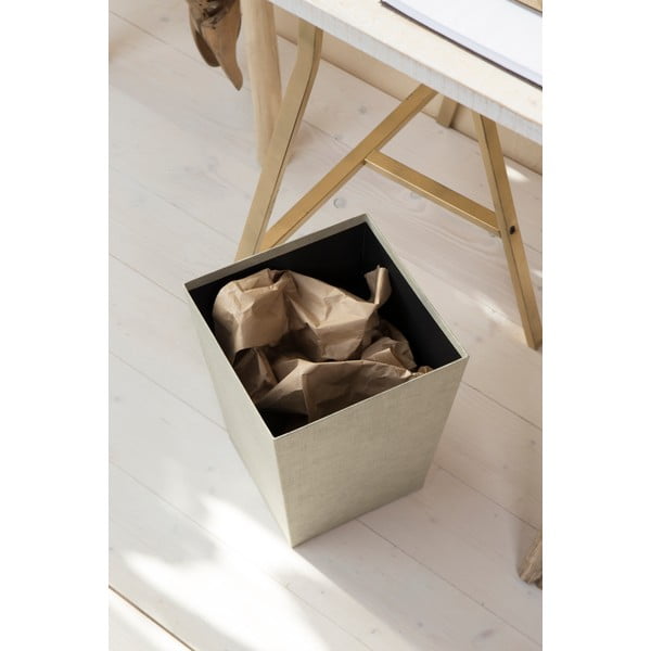 Bež kanta za smeće Sofia Canvas Paper Laminate – Bigso-image-4