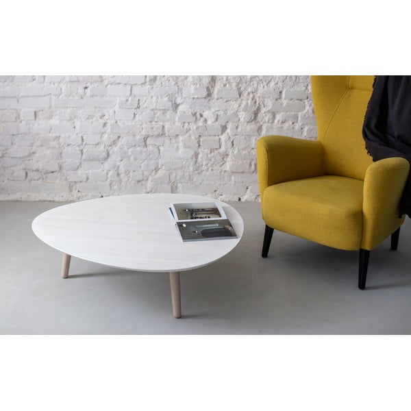 Bijeli stolić za kavu od jasenovog drveta Ragaba Contrast Pick-image-2