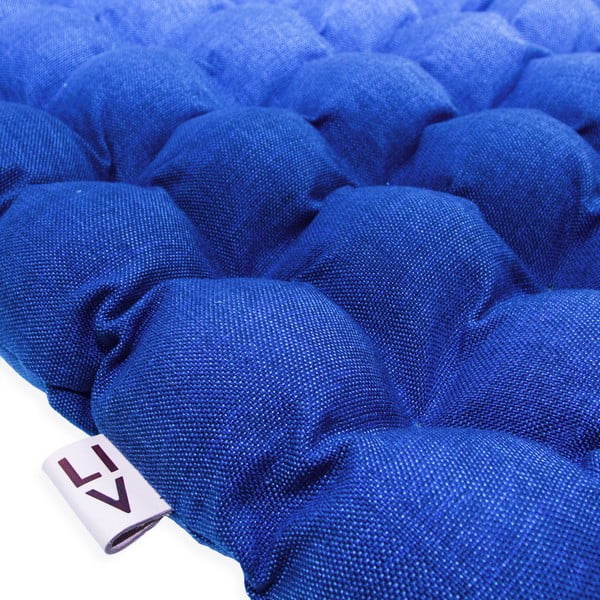 Sivo-plavi jastuk za sjedenje s kuglicama za masažu Linda Vrňáková Bubbles, 65 x 65 cm-image-3