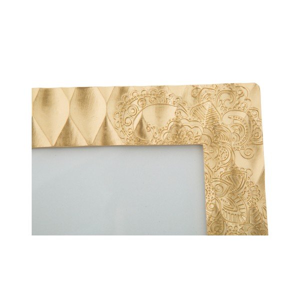 Žuti okvir za fotografije u okviru od smole Mauro Ferretti Glam Carving, 20 x 25 cm-image-2