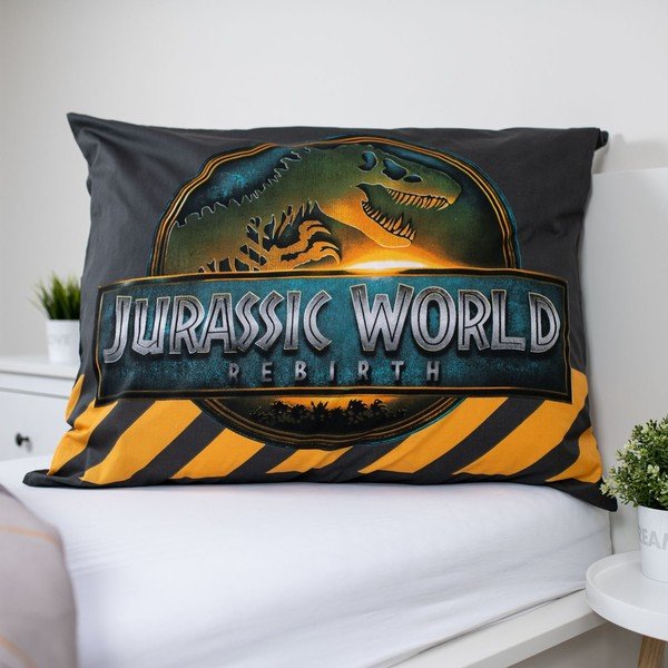 Pamučna dječja posteljina za krevet za jednu osobu 140x200 cm Jurassic World "T-Rex" – Jerry Fabrics-image-2
