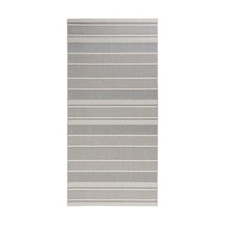Sivi vanjski tepih NORTHRUGS Strap, 80 x 200 cm