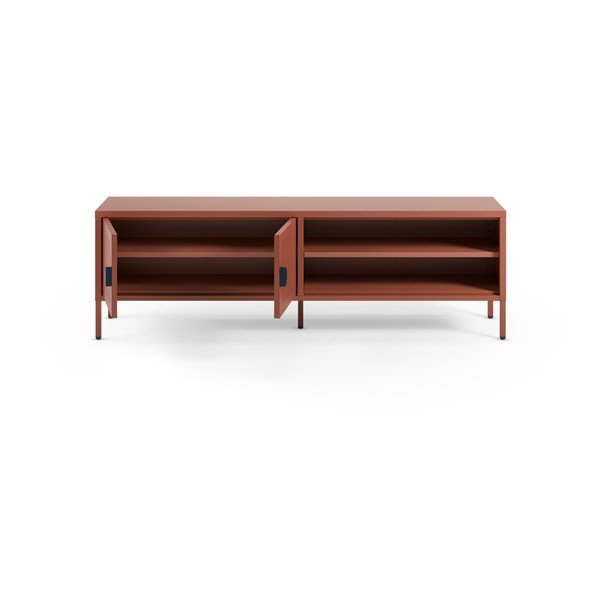 Metalna TV komoda boja terakote 160x50x35 cm Sayla – Marckeric-image-1