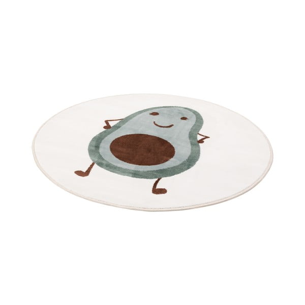 Mentol zeleni/boje slonovače dječji tepih ø100 cm Avocado Mint – FD-image-4